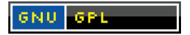 GNU License Web Badge