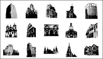 Go Media produced vector material - Continental ancient architecture