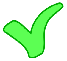 green OK / success symbol