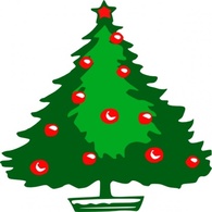 Green Sapin Plants Tree Cartoon Free Trees Christmas Xmas Santa Pere Noel Claus Xmass Gifts ...