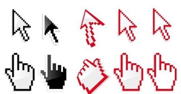 Hand and arrow cursor