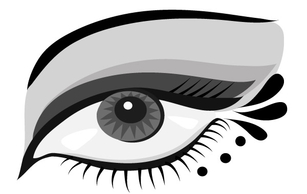 Hand-painted Eyes Vector
