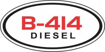 Harvester International B-414 Diesel Logo