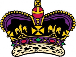 Head King Cartoon Clothing Gold Crown Kings Jewlery Wear Crowns