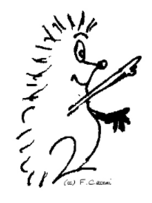 Hedgehog Cartoon Profile 2