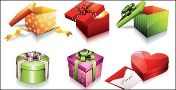 Holiday gift icon vector