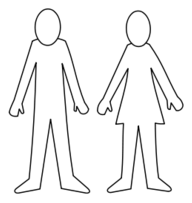 Homme et femme / Man and woman