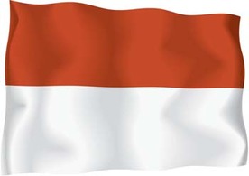 Indonesian Flag Vector