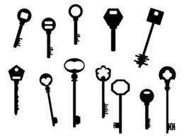 Keys silhouette