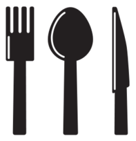 Kitchen Icon - Knife Spoon Fork
