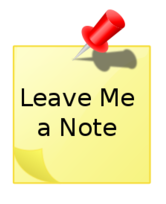 Leave Me A Note