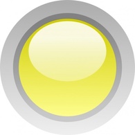 Led Circle (yellow) clip art