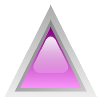 Led Triangular Purple