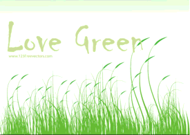 Love Green Vector