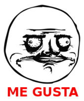 Me Gusta with Text