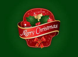 Merry Christmas Label logo