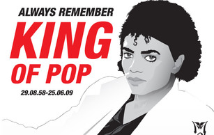 Michael Jackson vector illustration rip