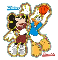 Mickey And Donald Basketball
