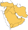 Middle East Vector Map