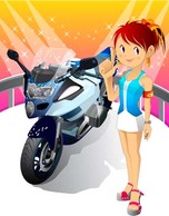 Motorcycle girl 2