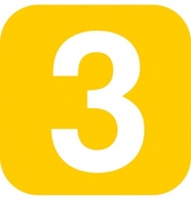 Number In Yellow Rounded Square clip art
