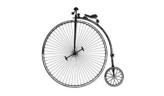 Old Fashioned Bicycle Vector