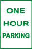 One Hour Parking
