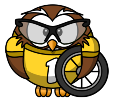 Owl cyclist