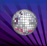 Party Vector Disco Mirror Ball