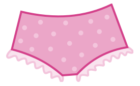 Pink dotted panties