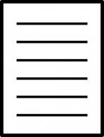 Printer Icon Paper Symbol Office Lined
