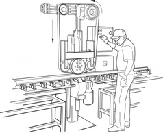 Rail Polishing Machine clip art