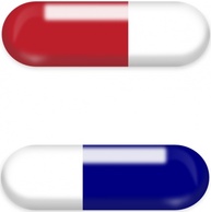 Red Blue Pill Medicine Pills Medical Drug Medication