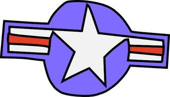 Red Blue Star White Cartoon Navy Us