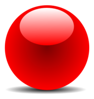 Red Chrome Button