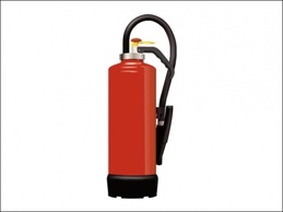 Red Powder Fire Extinguisher.