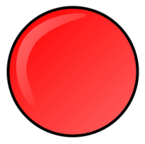 Red Round Button