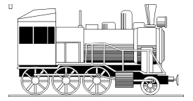 Retro locomotive