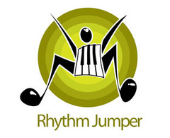 Rhythm Jumper Logo Vector
