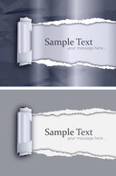 Ripped paper vector