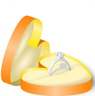 Rockraikar Wedding Ring In A Box clip art