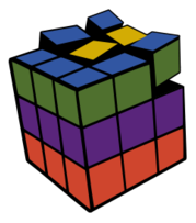 Rubik 3D Colored