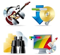 Set of computer & web icons