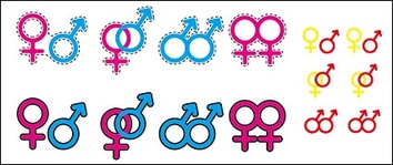 Sex symbol male and female sign