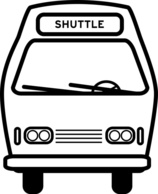 Shuttle Bus Icon Vector