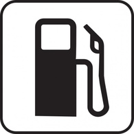 Sign Map Symbol Car Cartoon Gas Pump Truck Road Energy Oil Station Fuel Disel Benzene ...
