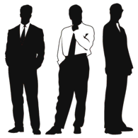 Silhouettes of Businessmen