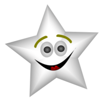 Smiling Star with Transparency