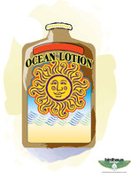 Sun Tan Lotion Bottle
