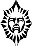 Sun With Human Face Free Vector